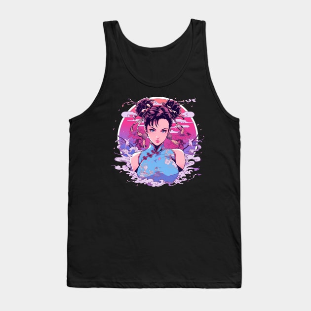 chun li Tank Top by dorapeterx